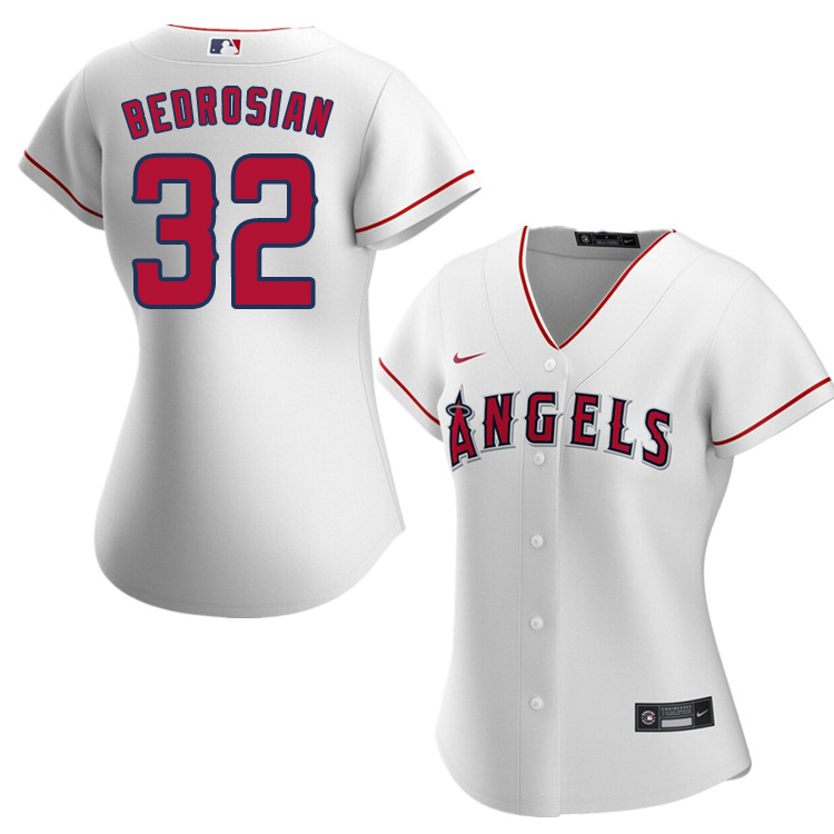 Nike Women #32 Cam Bedrosian Los Angeles Angels Baseball Jerseys Sale-White